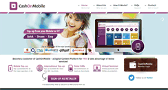 Desktop Screenshot of cashonmobile.co.uk